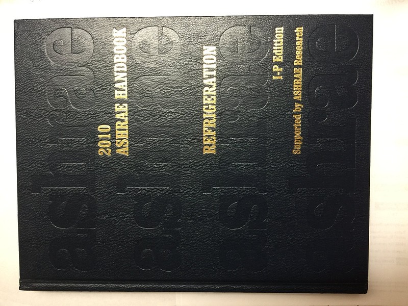 2010 Ashrae Handbook: Refrigeration, I-P Edition