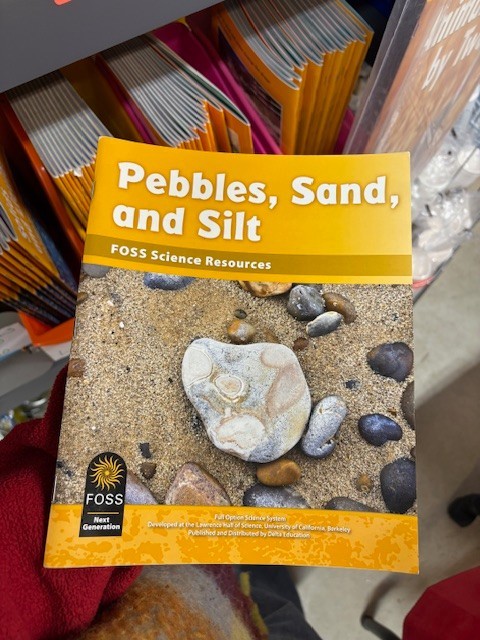 Foss Science Resource Book pebbles, sand and silt