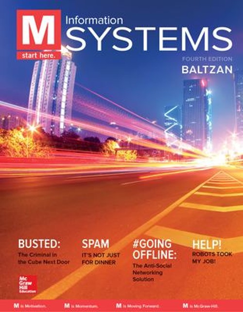 M: Information Systems Paperback Paige Baltzan