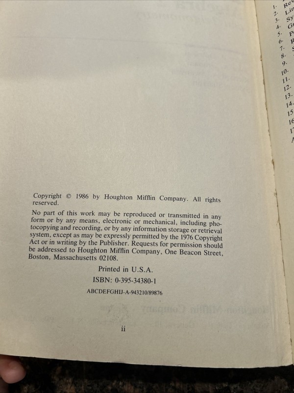 Algebra 2 and Trigonometry Solution Key DOLCIANI Paperback gallery