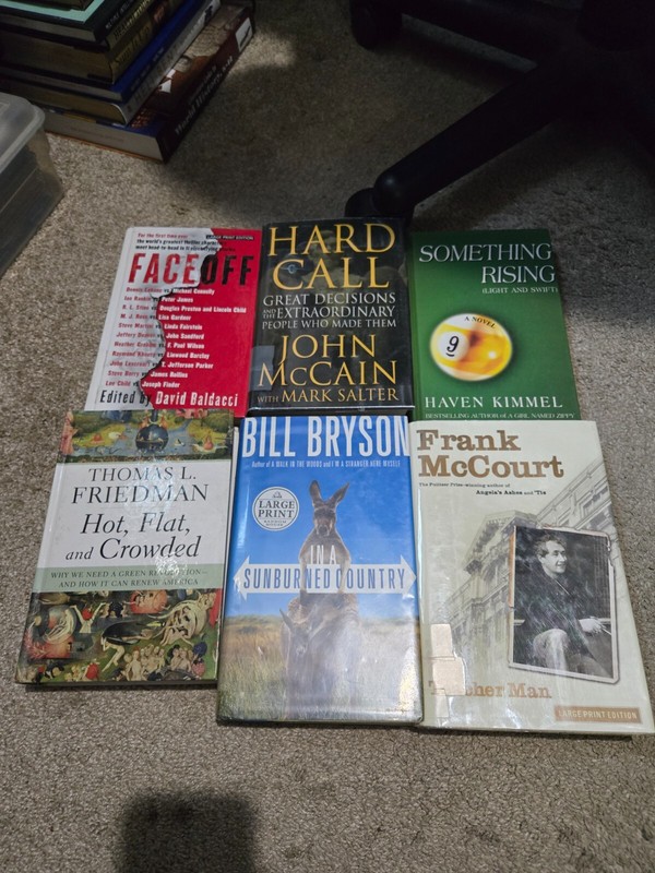 Large Lot of 18 Large Print Books - Various Titles, Subjects, Authors gallery