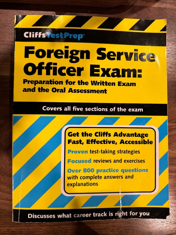 CliffsTestPrep Foreign Service Officer Exam (2006, Paperback)