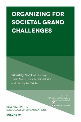 Organizing for Societal Grand Challenges, Paperback by Gümüsay, Ali Aslan (ED…
