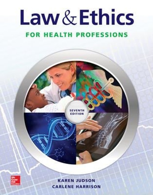 Law & Ethics for Health Professions Paperback Karen, Harrison, Ca