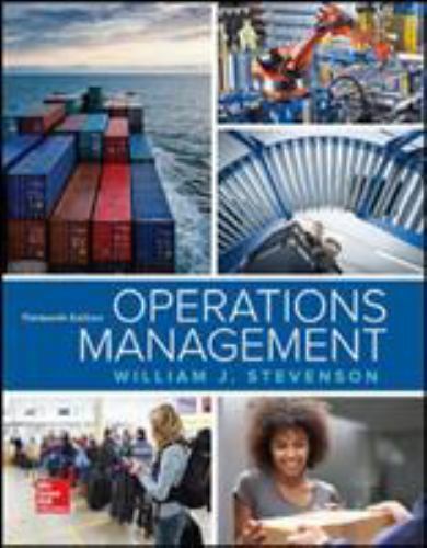 Operations Management Hardcover William J Stevenson  [VERY GOOD]