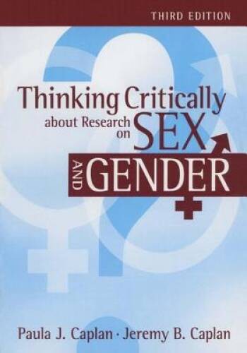Thinking Critically about Research on Sex and Gender – Paperback – VERY GOOD