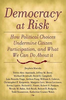 Democracy at Risk: How Political Choices Undermine Citizen Participation, and W