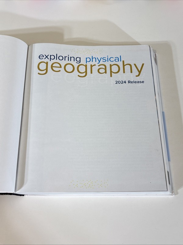 Exploring Physical Geography 2024 Release Edition Hardcover Book gallery