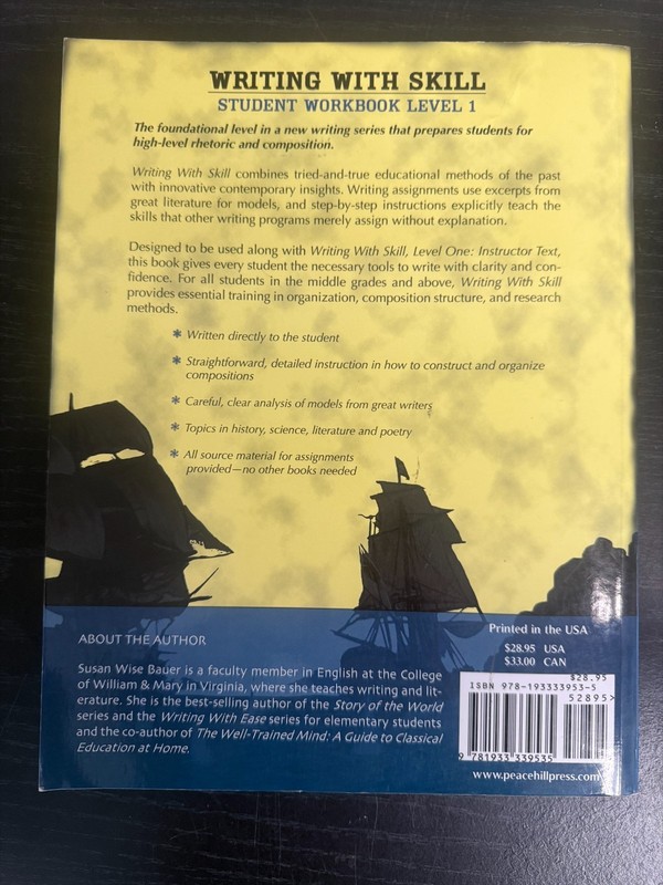 Writing with Skill Student Workbook Level 1 The Complete Writer Susan Wise Bauer gallery