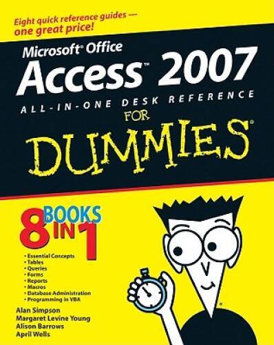 Access 2007 All-in-One Desk Reference For Dummies – Paperback – VERY GOOD