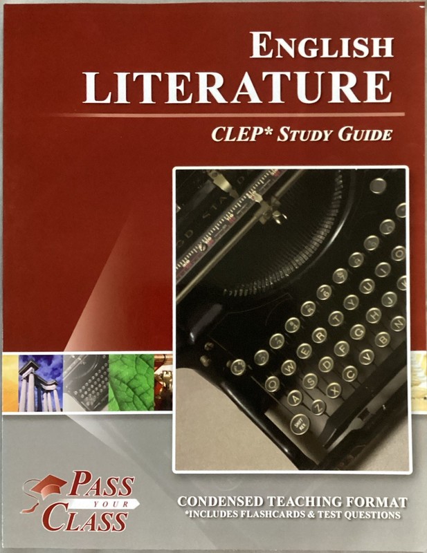 English Literature CLEP Test Study Guide – PassYourClass Great Condition