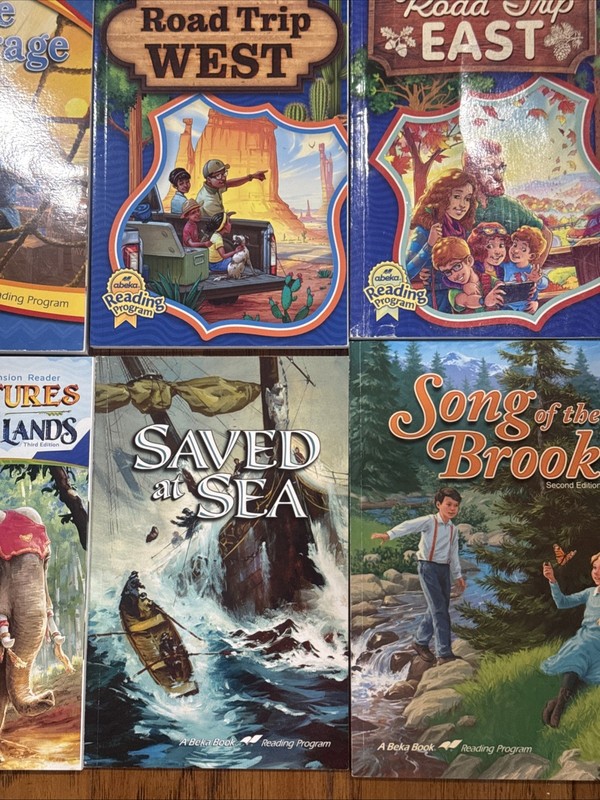 A Beka Reading Program 4TH GRADE Lot of 9 books ABEKA READING English Homeschool gallery