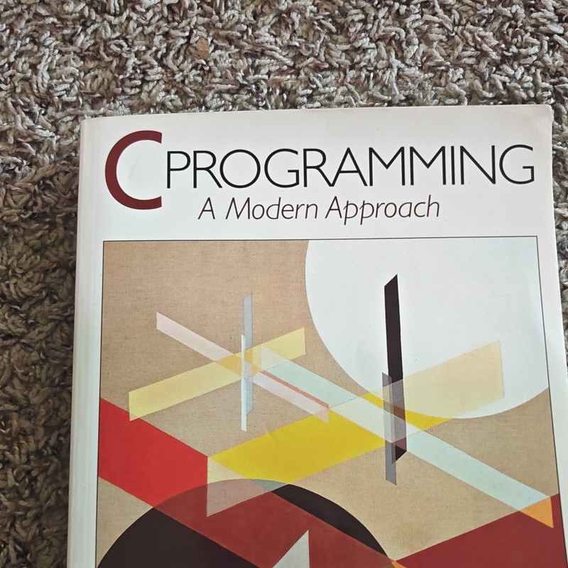 C Programming: A Modern Approach – K. N. King Paperback 1996 English