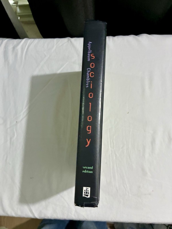 Sociology, 2nd Edition — Appelbaum & Chambliss (Hardcover, College Textbook) gallery