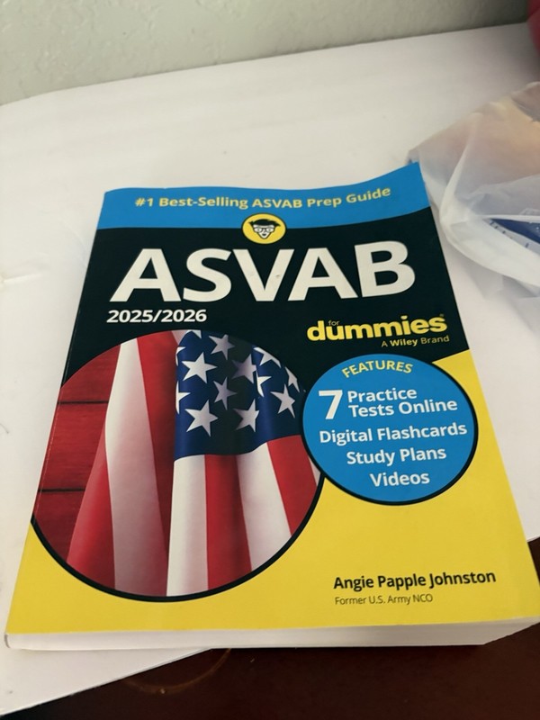 2025-2026 ASVAB For Dummies: Book + 7 Practice Tests