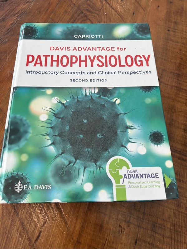Davis Advantage for Pathophysiology by Theresa Capriotti 2nd Edition Hardcover