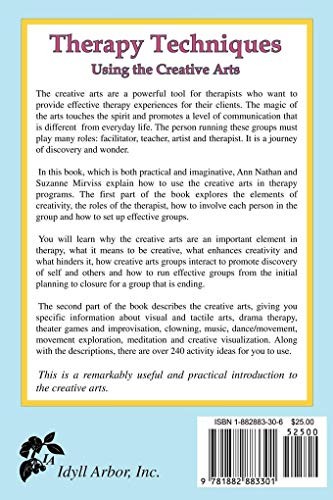Therapy Techniques Using the Creative Arts – Paperback – VERY GOOD