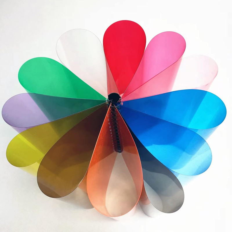 14 Pieces 11IN X 8.5IN Colored Overlays for Dyslexia, Dyslexia Reading Sheets, C gallery
