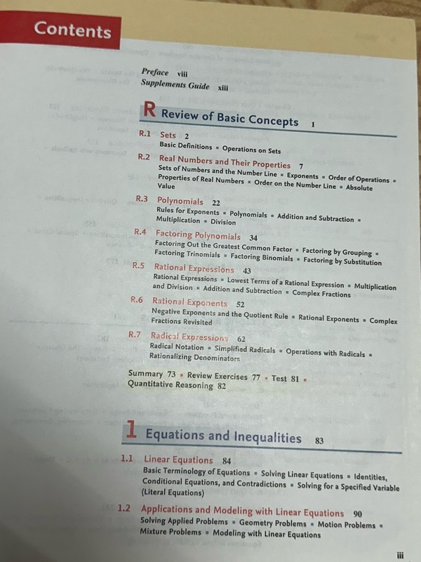 Essentials of College Algebra 10th Edition Math Textbook gallery