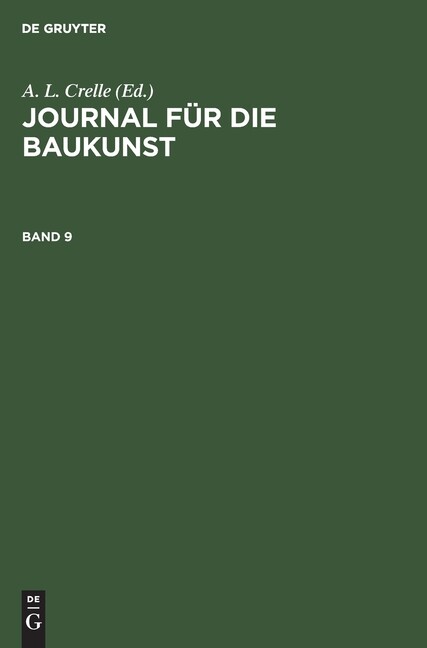 Journal F?R Die Baukunst