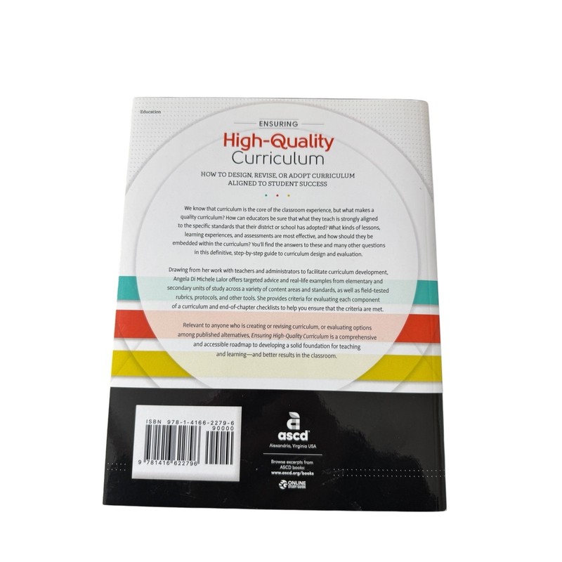 Ensuring High-Quality Curriculum: How to Design, Revise, or Adopt Curriculum Ali gallery