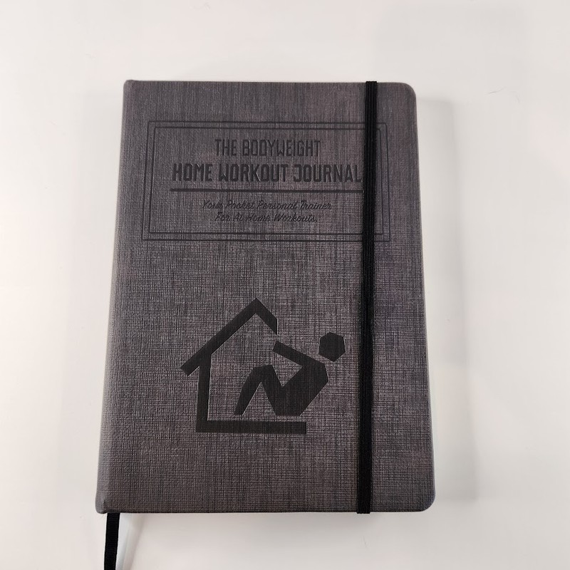 Bodyweight Home Workout Journal 13-Week Program No Equipment Needed Habit Nest