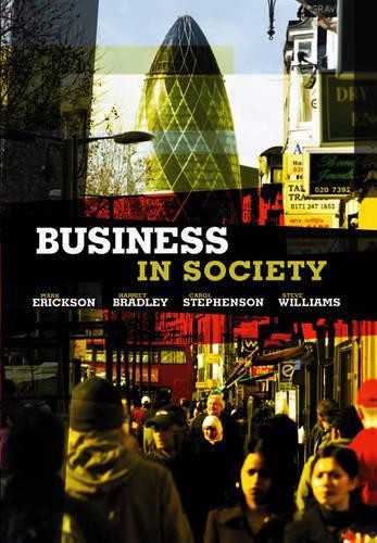 Mark Erickson Steve Williams Carol Stephe Business in Soc (Hardback) (UK IMPORT)