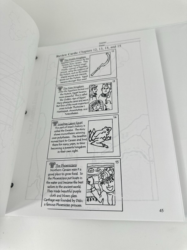 Story Of The World: Volume 1 Student Pages and Tests with Answer Key, In Binder gallery