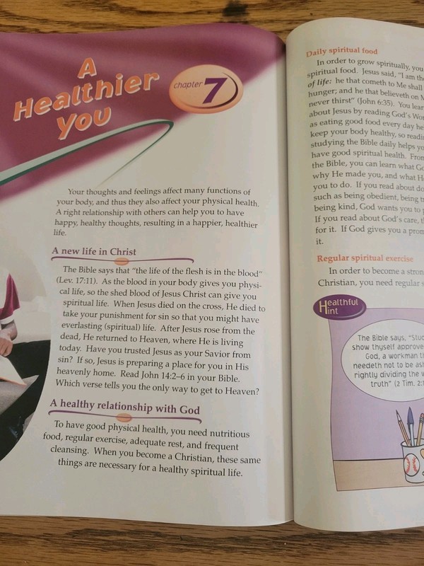 Abeka Developing Good Health Grade 4 Textbook Second Edition Printed 2007 gallery