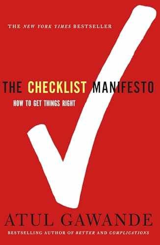 The Checklist Manifesto: How to Get – Paperback, by Gawande Atul – Very Good
