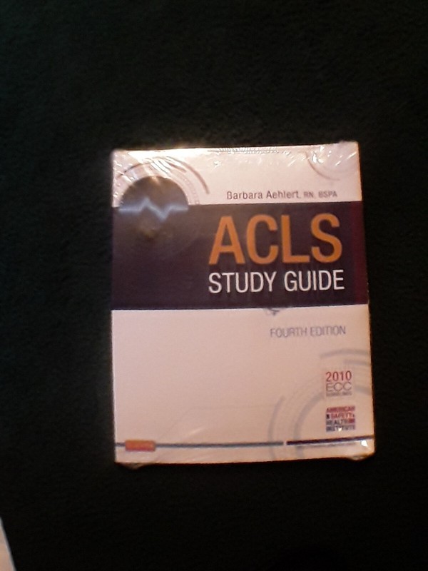 ACLS Study Guide (Elsevier, Barbara Aehlert) Paperback *NEW*
