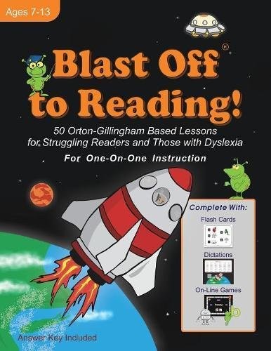 BLAST OFF TO READING!: 50 ORTON-GILLINGHAM BASED LESSONS By Cheryl Orlassino VG+