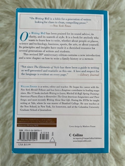 On Writing Well : The Classic Guide to Writing Nonfiction by William Zinsser... gallery