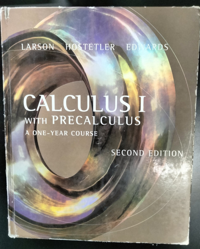 Calculus I with Precalculus A One-Year Course Second Edition Larson