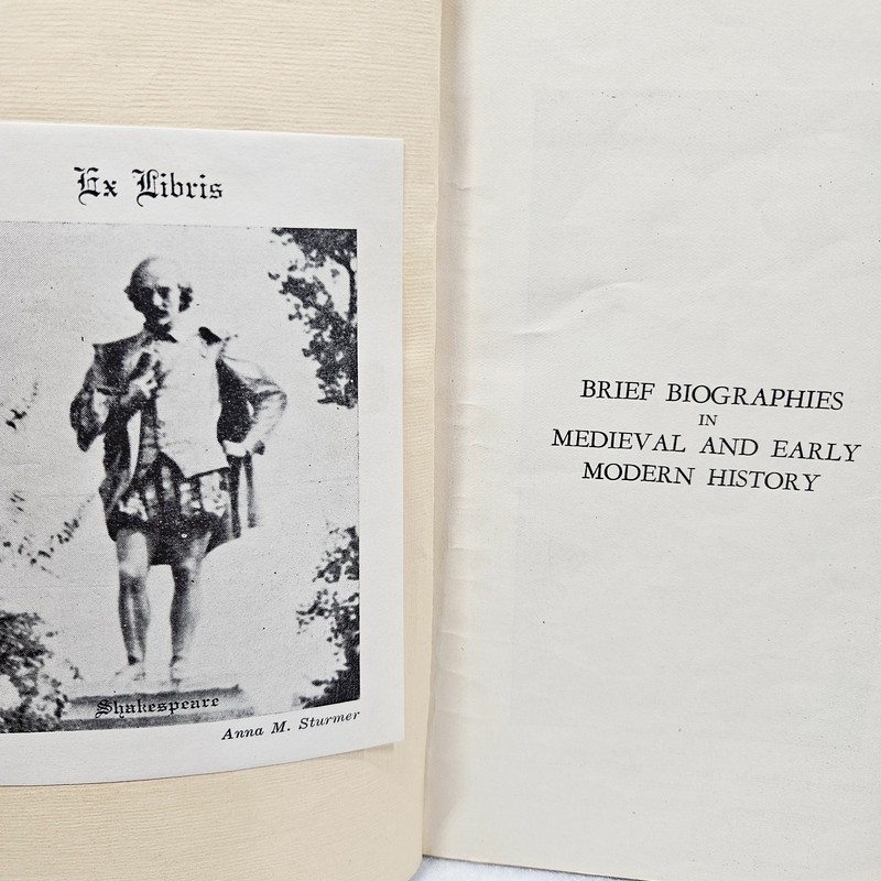 RARE 1931 -Brief Biographies In Medieval And Early Modern History Oxford Book Co gallery