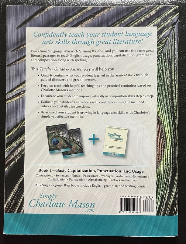 Using Language Well Book 1 by Simply Charlotte Mason Homeschool Curriculum gallery