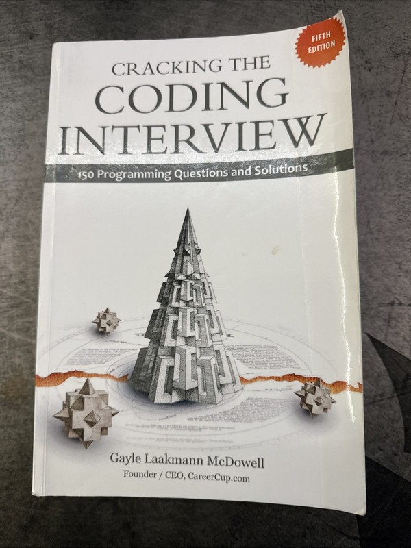 Cracking the Coding Interview, 5th Edition : 150 Programming Questions and…