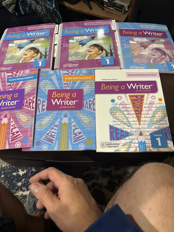 BEING A WRITER Grade 1 4 Teacher’s Materials & 2 Student Books: 6 Books Total