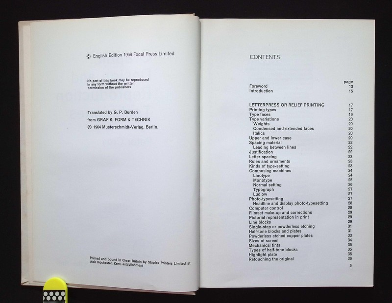 Graphic Design & Reproduction Techniques by Peter Croy, 1968 Focal Press Ltd HB gallery