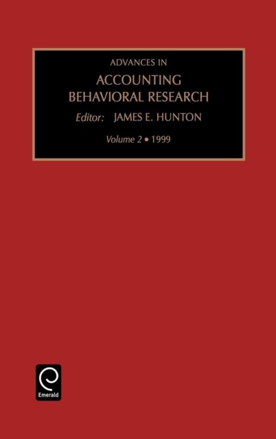 Hunton – Advances in Accounting Behavioral Research – New hardback or – X555z