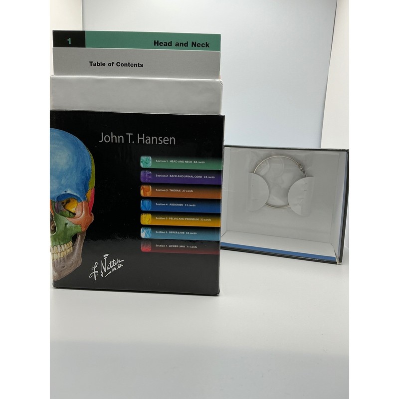 Netter's Anatomy Flash Cards 3rd Edition John T. Hansen Excellent Condition gallery