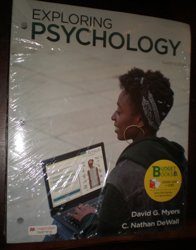 Loose-Leaf Version for Exploring Psychology by David Myers and C. Nathan DeWall