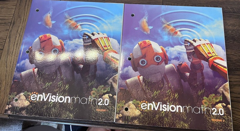 New 6th Gr Envision Math Student Ed Volumes 1 & 2 2020 Student Work Books Core