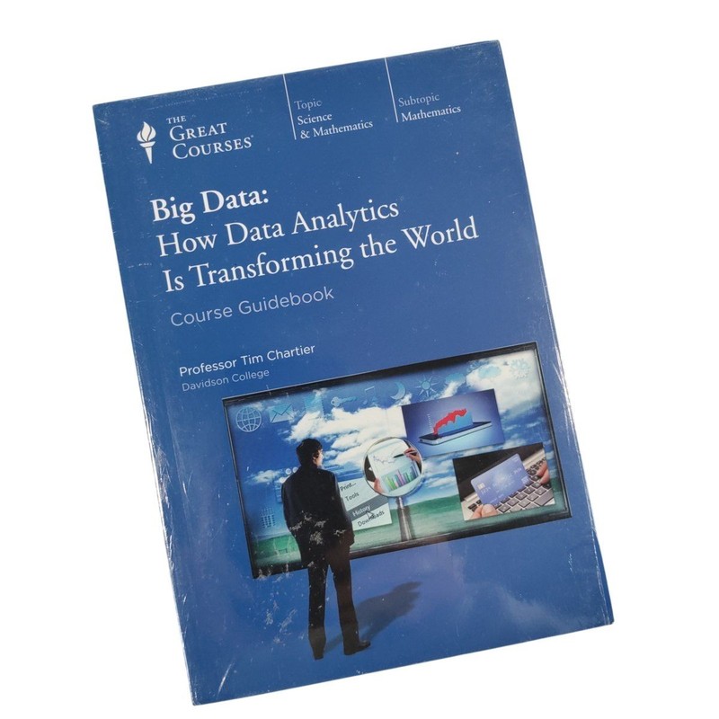 Great Courses Big Data How Analytics Transforming The World 4 DVDs & Book SEALED