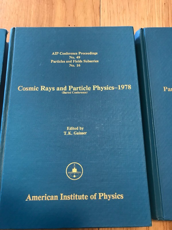 AIP conference proceedings Cosmic Rays and Particle Physics 1977, 1978, 1979 gallery