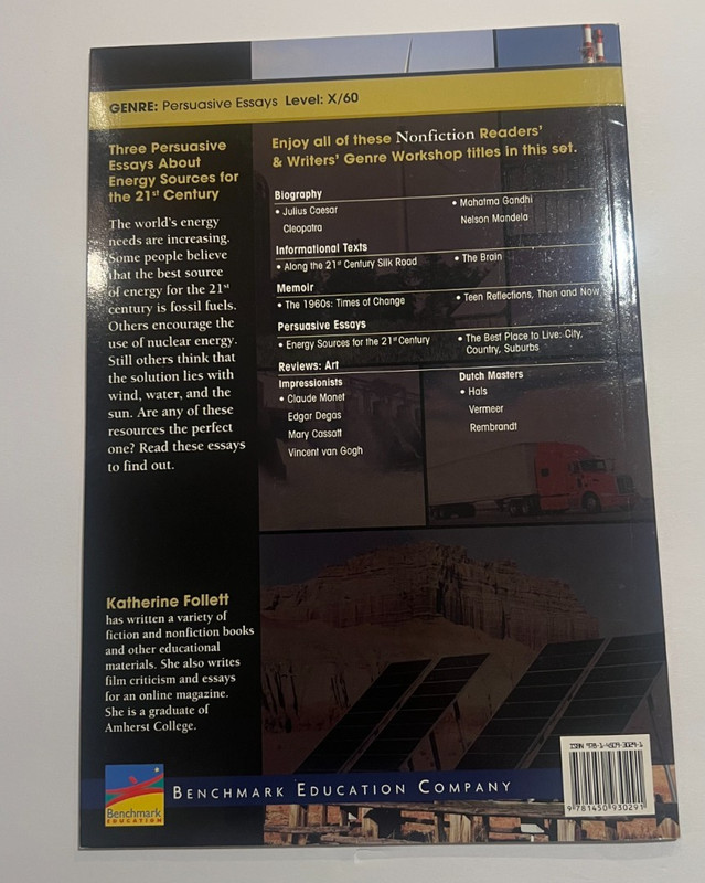Benchmark Energy Sources for the 21st Century Student Set (4) + Teacher guide gallery
