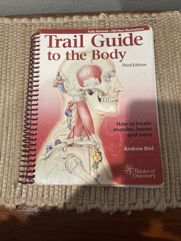 Trail Guide to the Body by Andrew R Biel Spiral Textbook Medical Illustrated