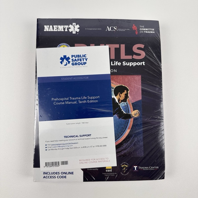 PHTLS: Prehospital Trauma Life Support by NAEMT 10E Paperback 272225