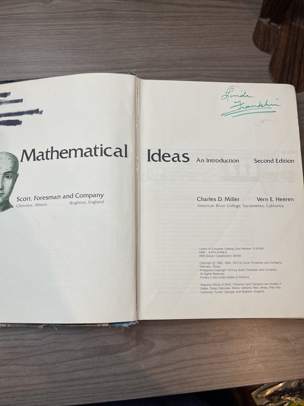 Mathematical ideas: An introduction - Hardcover By Miller, Charles D gallery