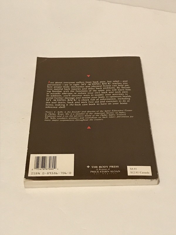 My Aching Back! Selby, Nancy Paperback Used - Good gallery